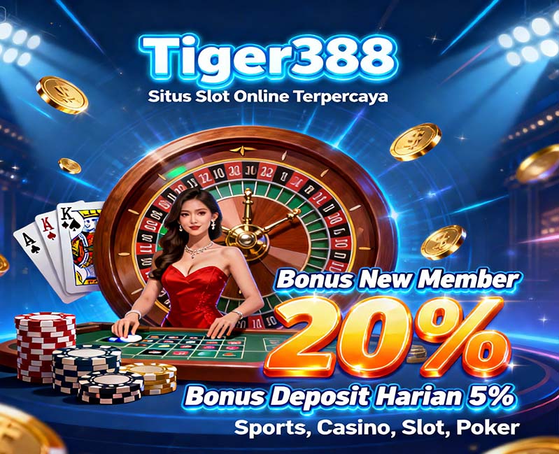 Tiger388 Slot Mandiri Online Terpercaya Banyak Member Aktif
